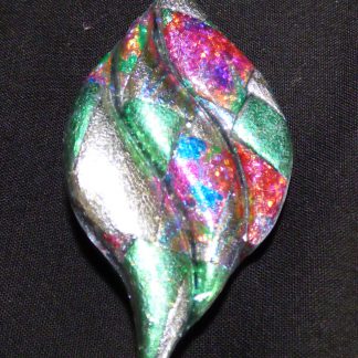 Polymer clay brooch