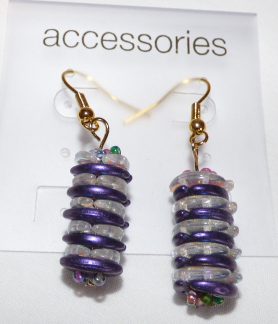 Hanging lantern earrings