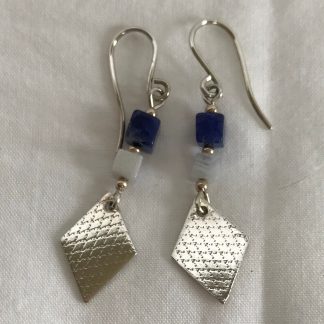 Sterling silver drop earrings