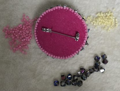 Polymer clay brooch - Image 2