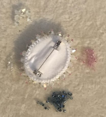 Cabochon brooch - Image 2