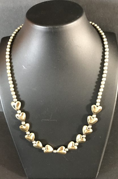 Beaded heart necklace