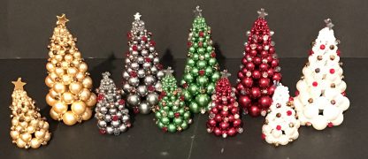 Beaded Christmas Trees