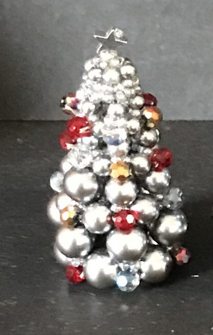 2 Beaded Christmas Trees - Image 2