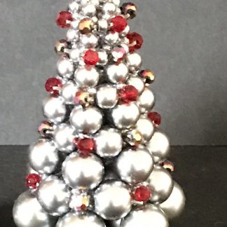 Beaded Christmas Tree 8cm