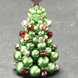 Beaded Christmas Tree 6cm