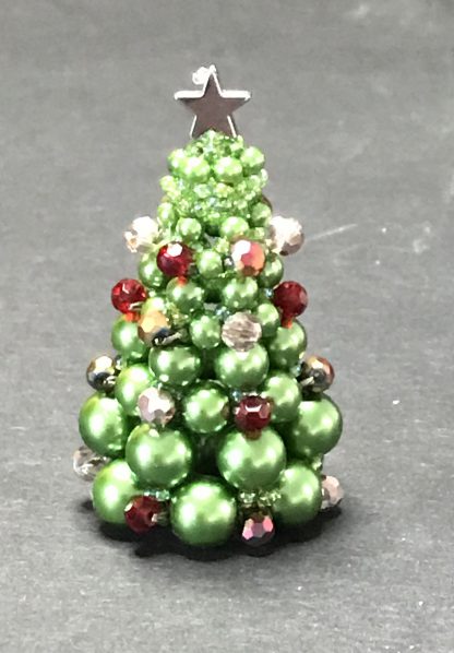 Beaded Christmas Tree 6cm