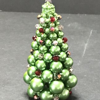 Beaded Christmas Tree 8cm
