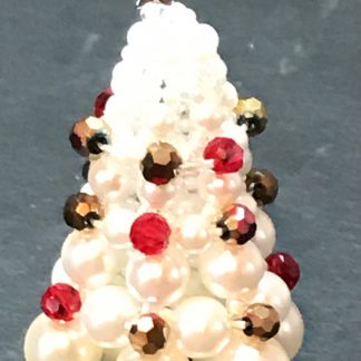 Beaded Christmas Tree 6cm