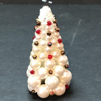 Beaded Christmas Tree 8cm