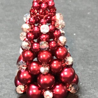 Beaded Christmas Tree 6cm