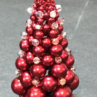 Beaded Christmas Tree 8cm