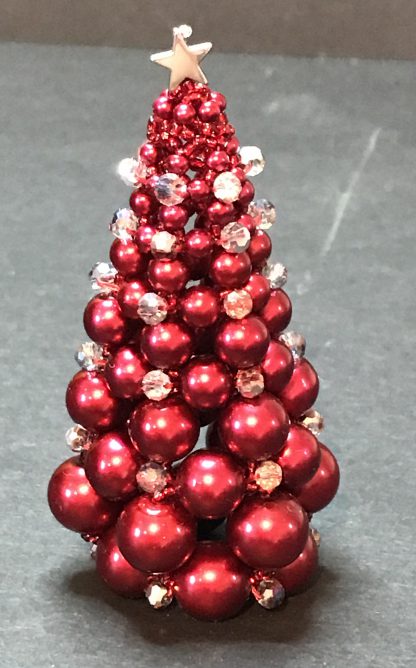 2 Beaded Christmas Trees - Image 3